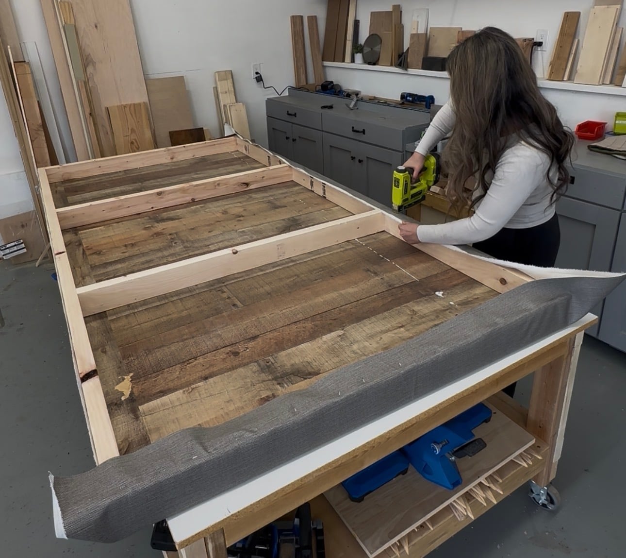 diy upholstered headboard